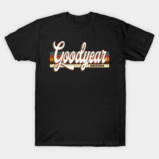 Goodyear Arizona US Vintage Retro City 70s 80s style T-Shirt by Happy as I travel